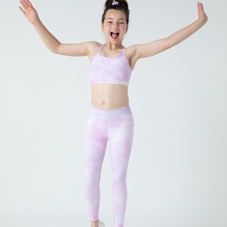 Lesimo Girls MellowTouch Collection Crop Top - Purple Mist