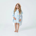 Lesimo Sand Free Kids Hooded Towel - Daisy