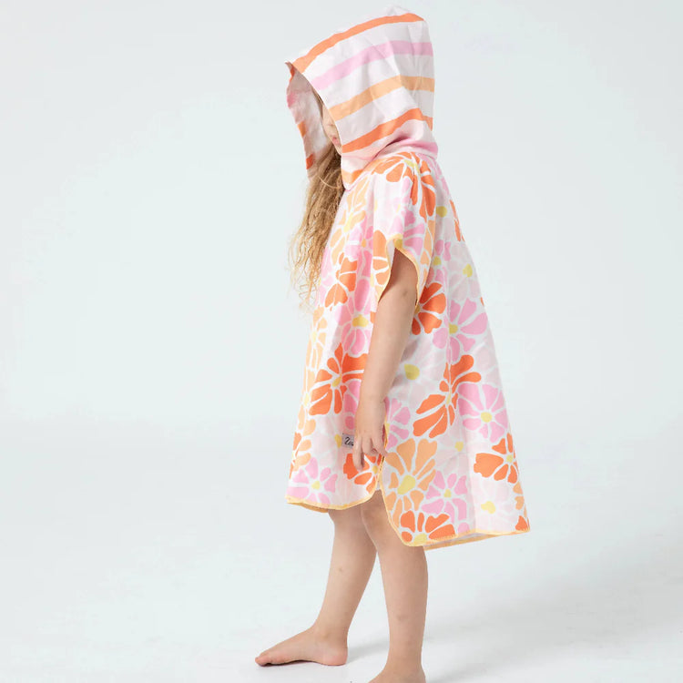 Lesimo Sand Free Kids Hooded Towel - Sunshine Flora