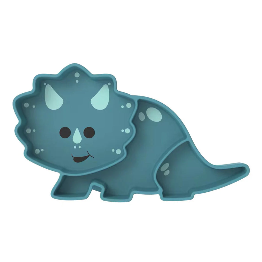 Melii Luxe Divided Silicone Suction Plate- DINOSAUR