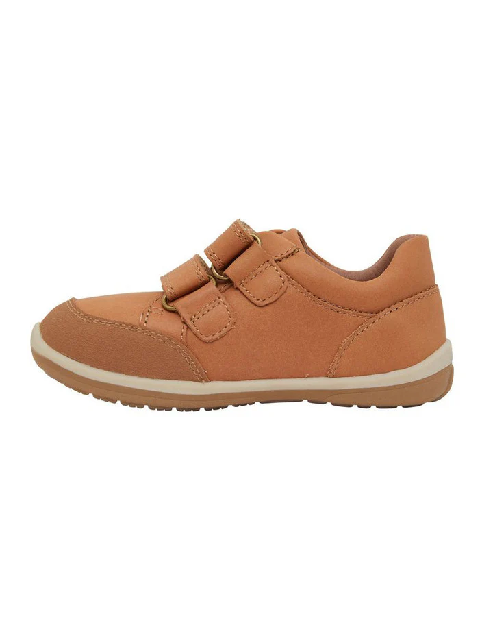 CLARKS MICKY IN TAN (SIZE 4-11)