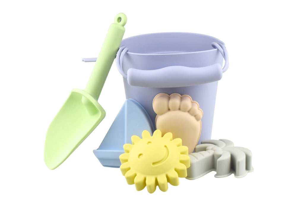 6PC SILICONE BEACH SET 6 ASSORTED