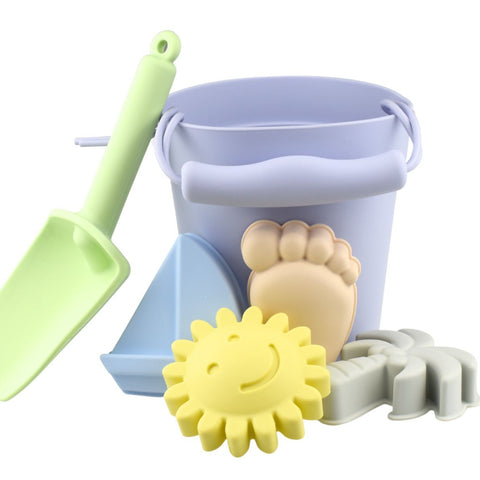 6PC SILICONE BEACH SET 6 ASSORTED