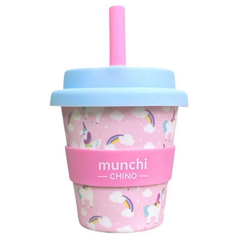 Munchi Chino Unicorn Babychino Cup - Straw Included