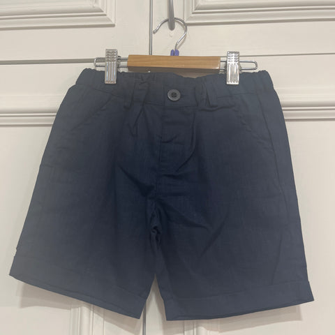 Designer Kidz FinIey Linen Shorts - Navy