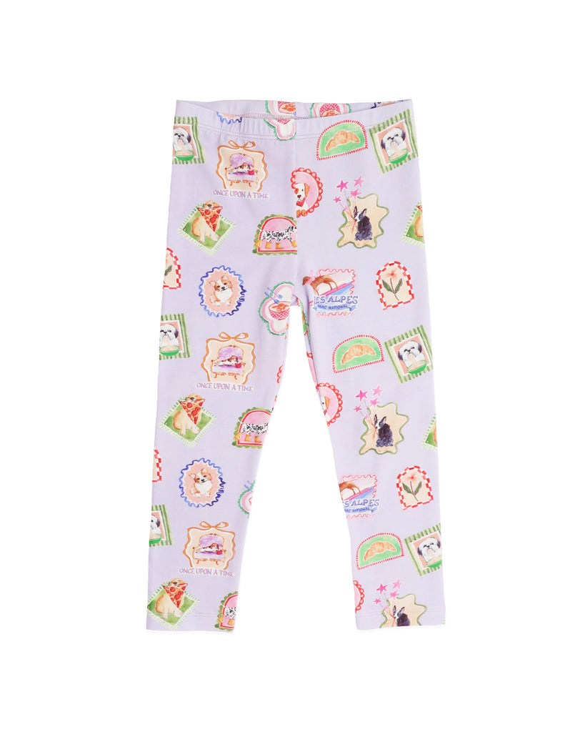 Fox n Finch WINTER VACAY PRINT LEGGINGS 3-7 YRS