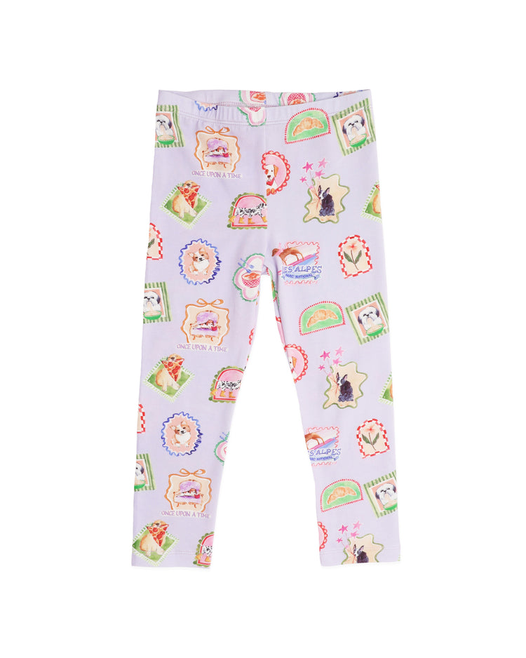 Fox n Finch WINTER VACAY PRINT LEGGINGS 3-7 YRS