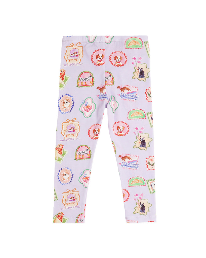 Fox n Finch WINTER VACAY PRINT LEGGINGS 3-7 YRS