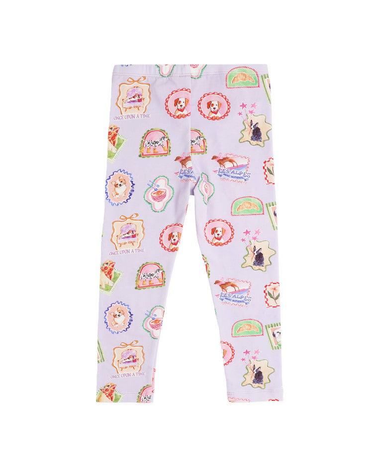 Fox n Finch WINTER VACAY PRINT LEGGINGS 3-7 YRS