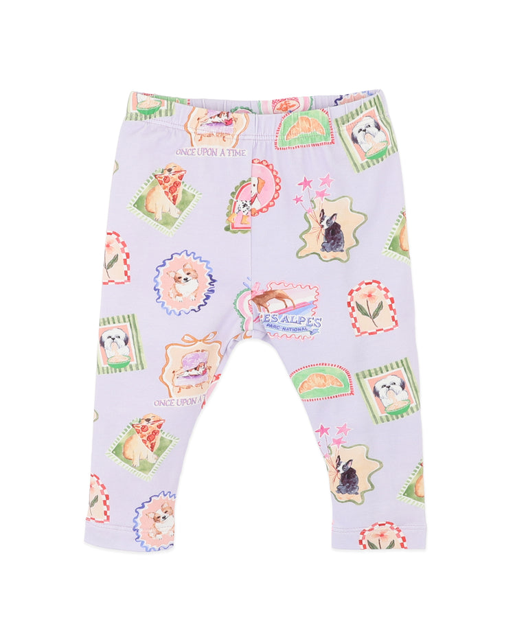 Fox n Finch WINTER VACAY PRINT LEGGINGS