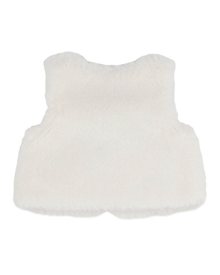 Fox & Finch ORCHARD BLOOM EMB. FAUX FUR VEST
