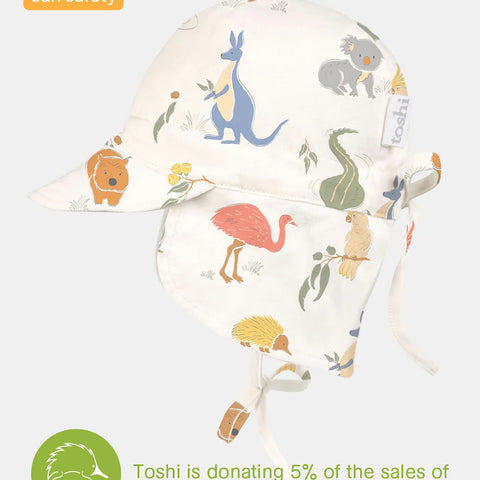 Toshi  Flap Cap  Bambini Outback