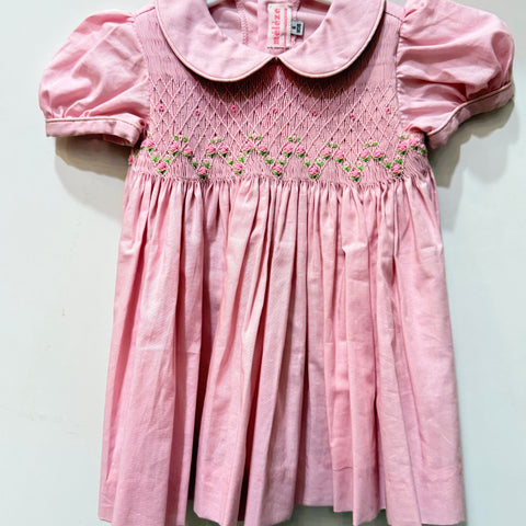 Meleze Hand Smocked Little Rosie Dress
