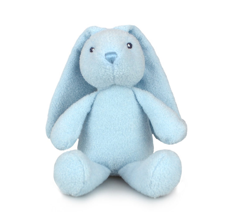 Frankie & Friends Bunny Rattle - Blue 20cm