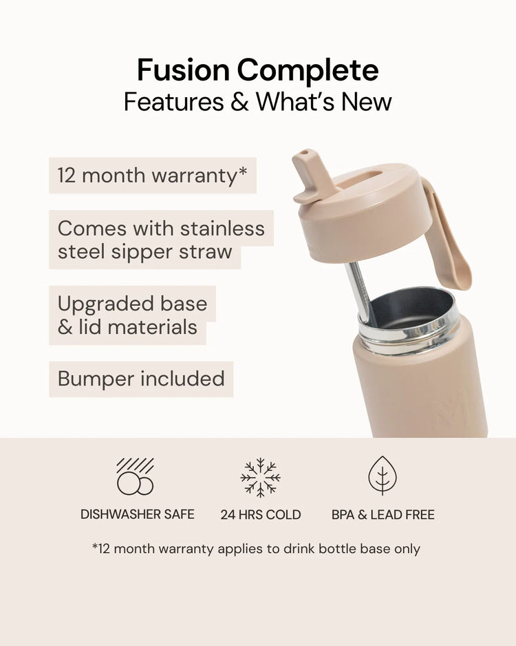 Montii Co 475ml Fusion COMPLETE Drink Bottle Sipper - Splash