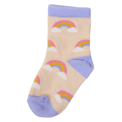 KORANGO Sunshine & Rainbow Socks 3pk Assorted