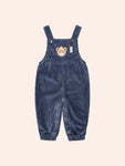 Huxbaby MIDNIGHT CORD OVERALLS