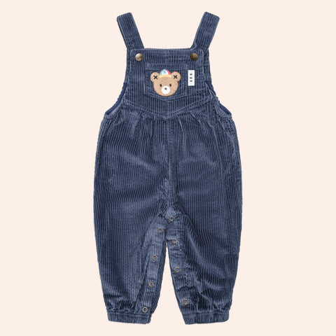 Huxbaby MIDNIGHT CORD OVERALLS