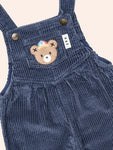 Huxbaby MIDNIGHT CORD OVERALLS