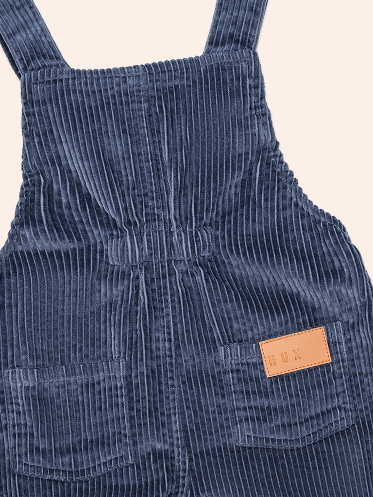 Huxbaby MIDNIGHT CORD OVERALLS