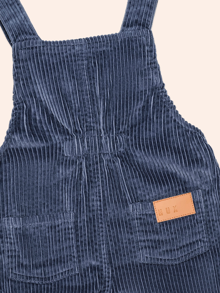 Huxbaby MIDNIGHT CORD OVERALLS