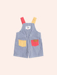 Huxbaby Classic Stripe Short Overalls