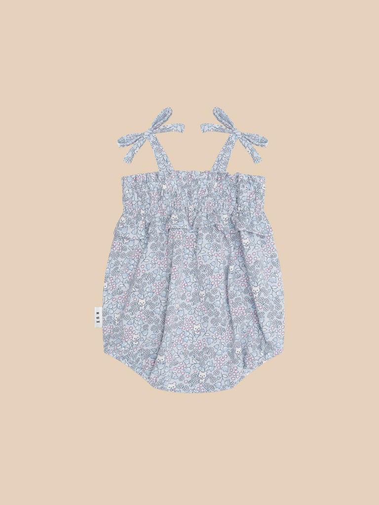 Huxbaby BLUEBELL FLORAL BUBBLE ONESIE