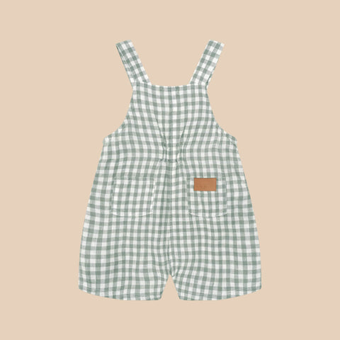 Huxbaby HUXBEAR CHECK SHORT OVERALL