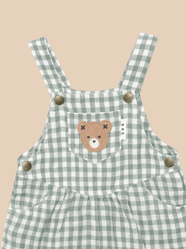 Huxbaby HUXBEAR CHECK SHORT OVERALL