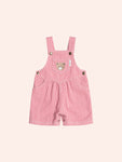 Huxbaby Chill Red Stripe Short Overalls