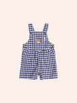 Huxbaby Check Short Overalls