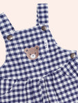Huxbaby Check Short Overalls
