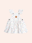 Size 6 Huxbaby I Heart Cake Pinafore Dress and Pink Rib Tee with Free Adorables ice-cream Special Combo