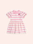 Huxbaby Hux Strawberry Stripe Puff Sleeve Dress