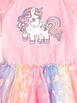 Huxbaby Hux Rainbow Unicorn Tulle Dress
