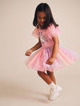 Huxbaby Hux Rainbow Unicorn Tulle Dress