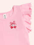 Huxbaby Hux Cherry Pie Rib Tulle Dress