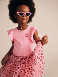 Huxbaby Hux Cherry Pie Rib Tulle Dress