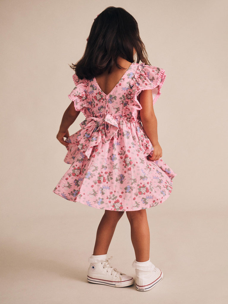 Huxbaby Hux Strawberry Garden Sunday Best Dress