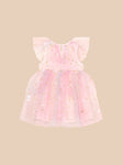 Huxbaby STARRY RAINBOW FRILL TULLE DRESS