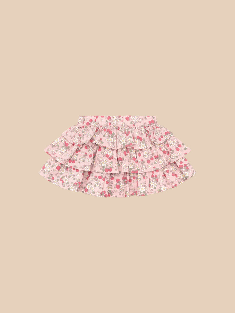 Huxbaby VINTAGE STRAWBERRY FRILL SKIRT