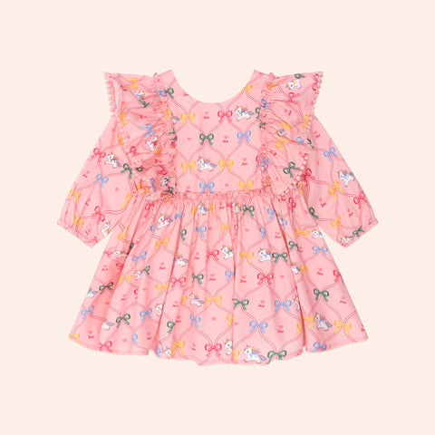 Huxbaby UNICORN BOW DRESS