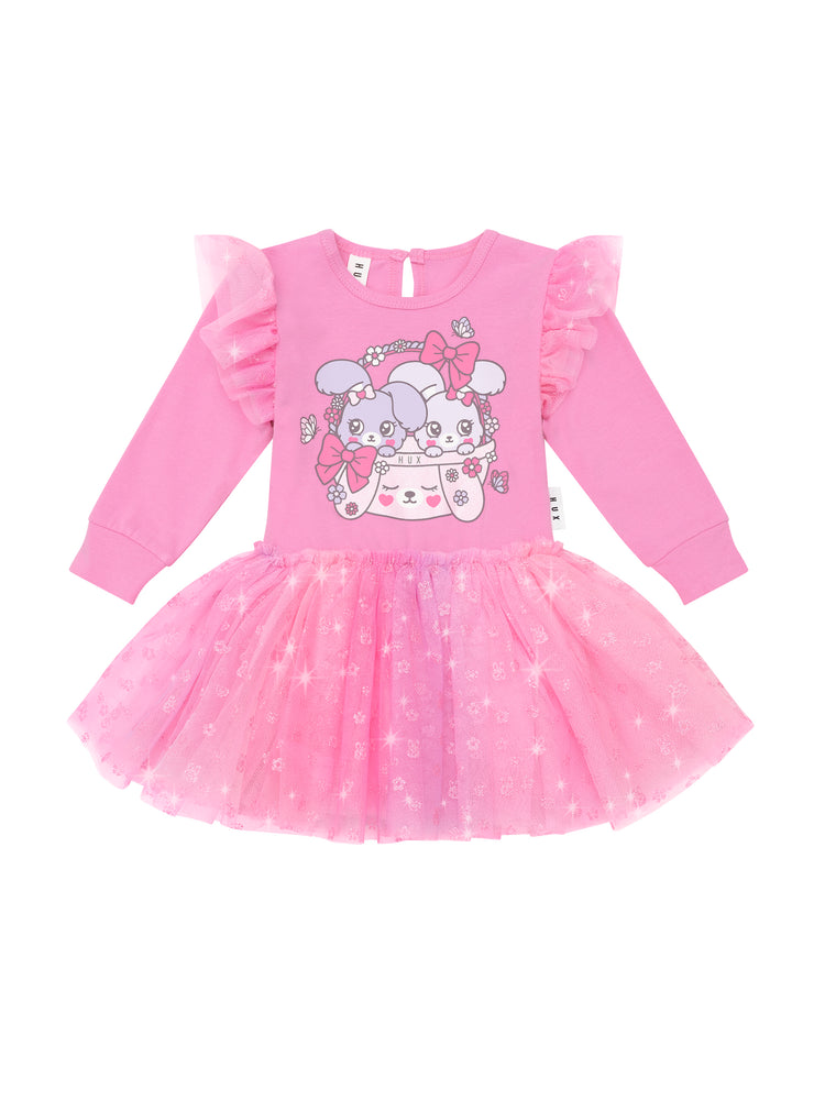 Huxbaby BUNNY BASKET BALLET DRESS