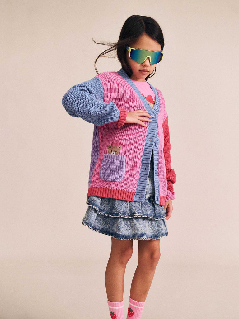 Huxbaby DREAMY DENIM TIRERED SKIRT