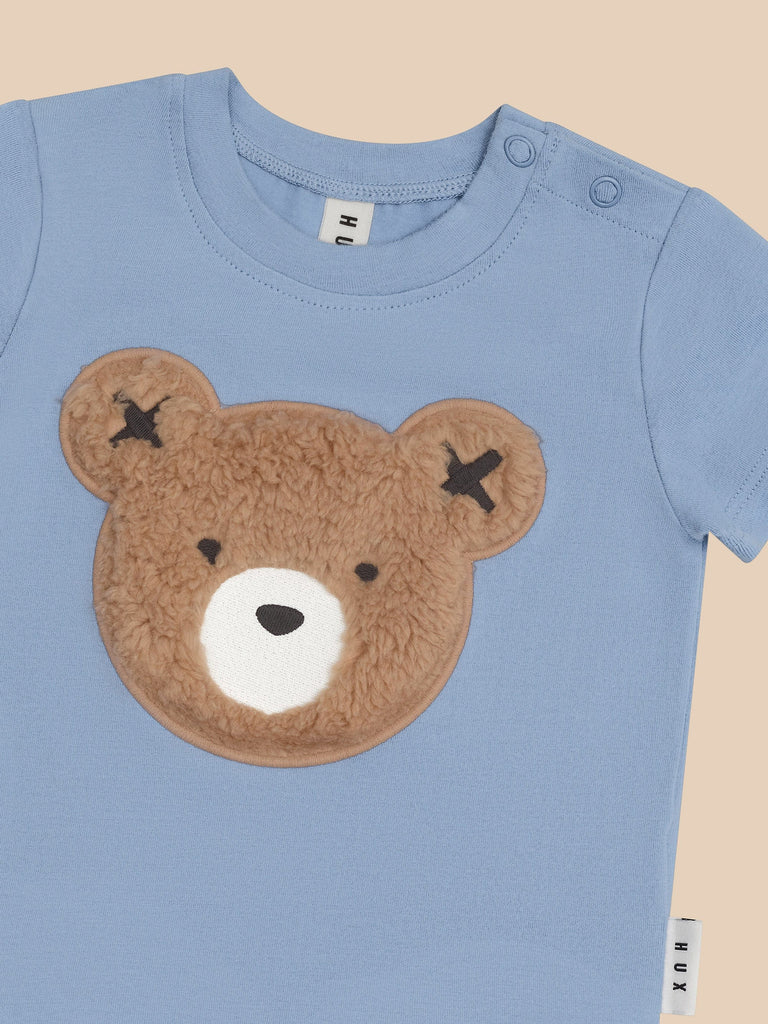 Huxbaby FURRY HUX T-SHIRT CORNFLOWER