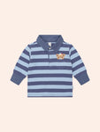 Huxbaby PEEPING HUX  BLUE STRIPE POLO