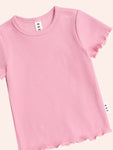 Huxbaby Pink Rib Tee