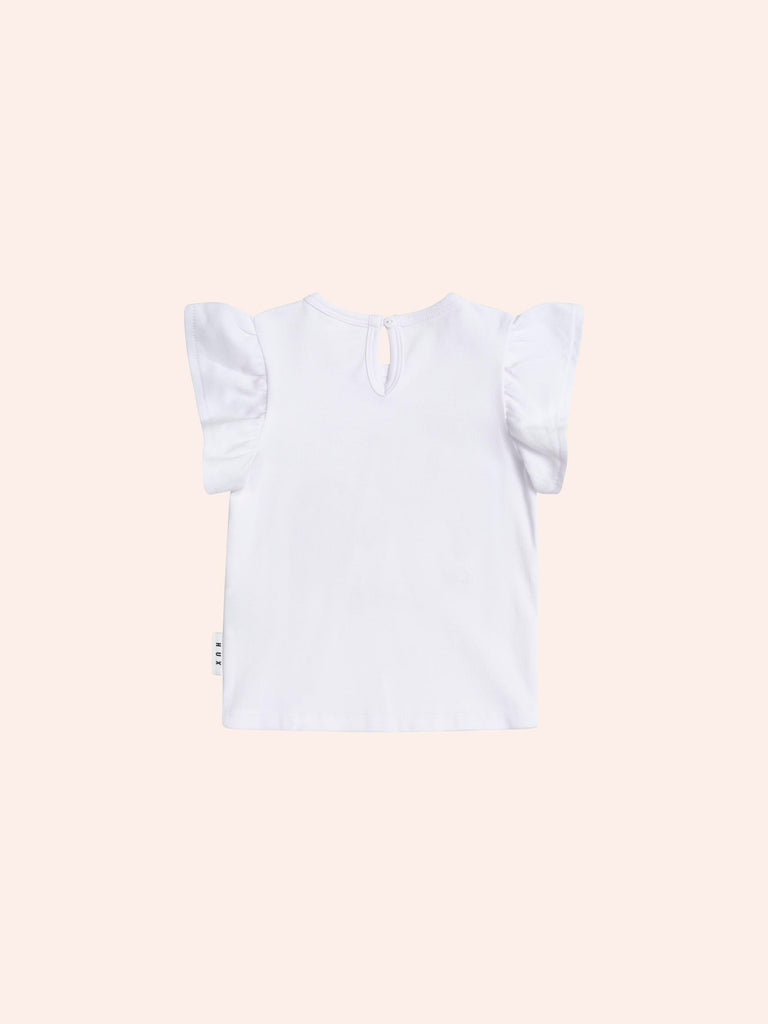 Huxbaby Tutti Frutti Unicorn Frill Tee