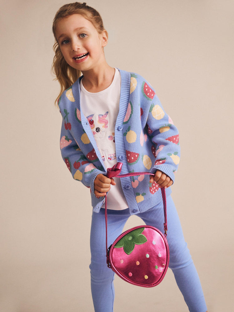 Huxbaby Tutti Frutti Unicorn Frill Tee