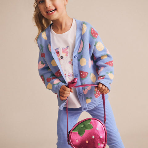 Huxbaby Tutti Frutti Unicorn Frill Tee